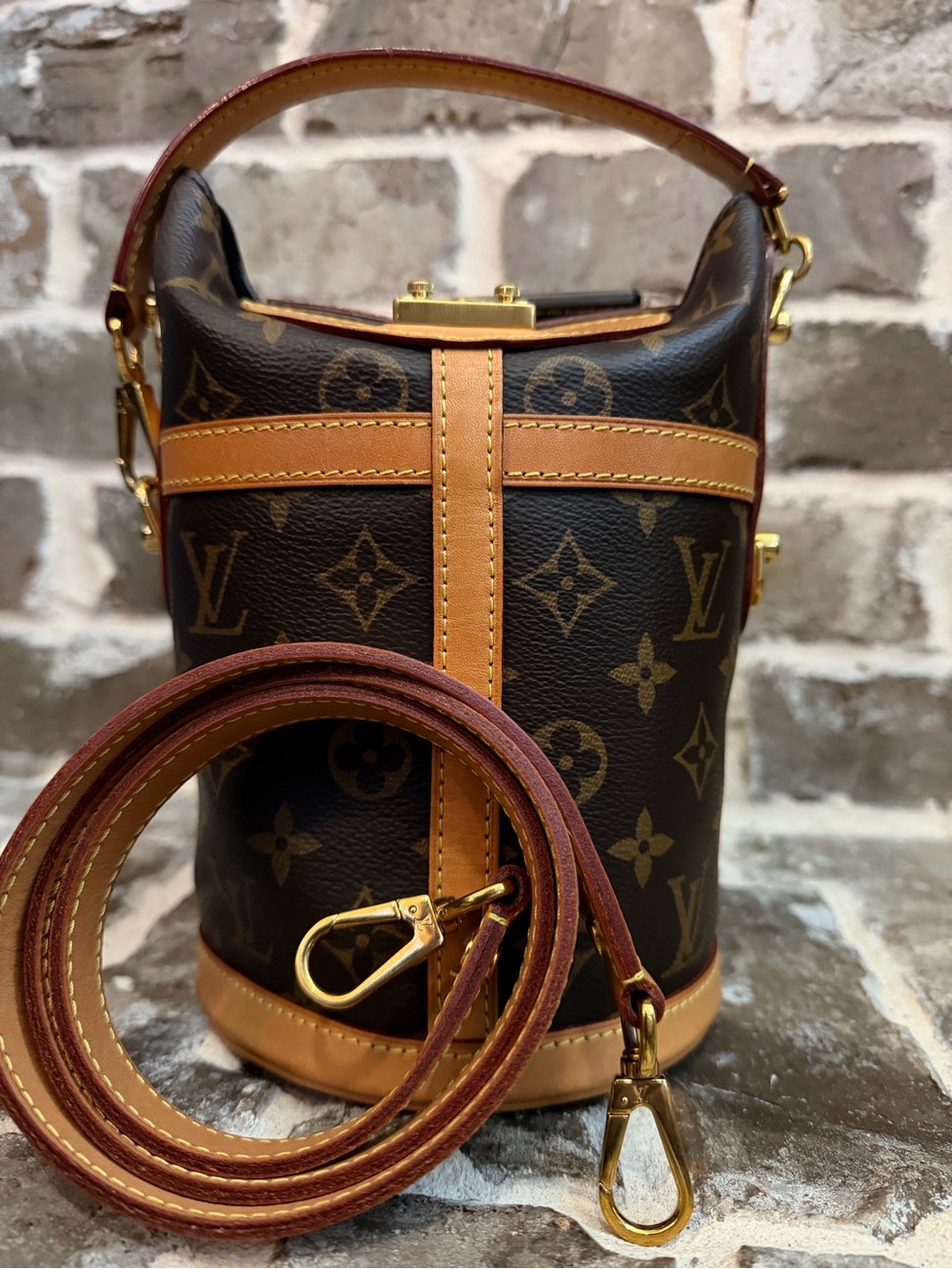Louis Vuitton Monogram Duffle βbucketβ Bag